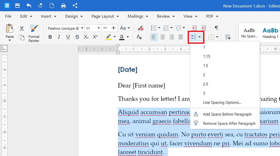 Text und Absätze formatieren