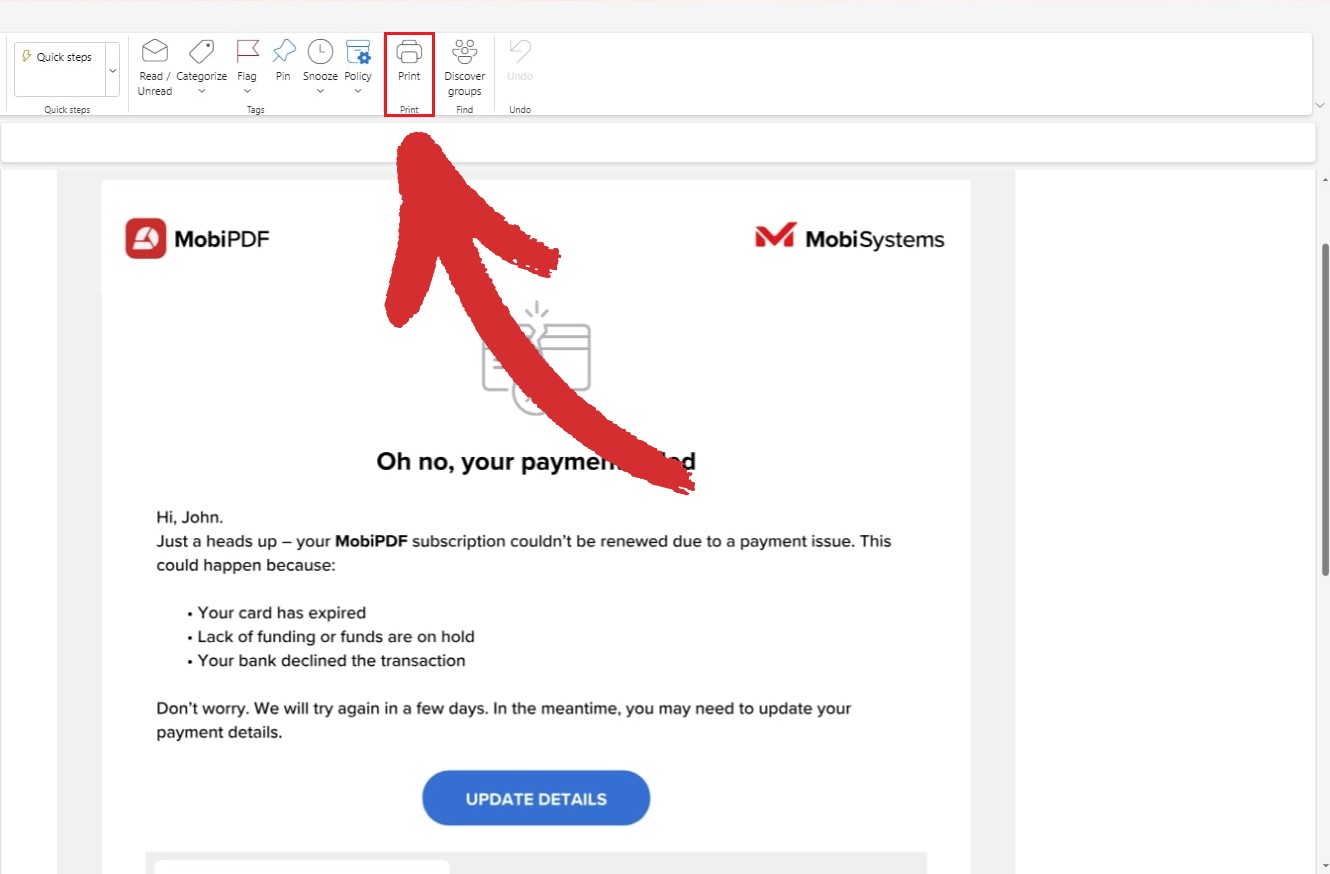 How to Save an Email as a PDF
