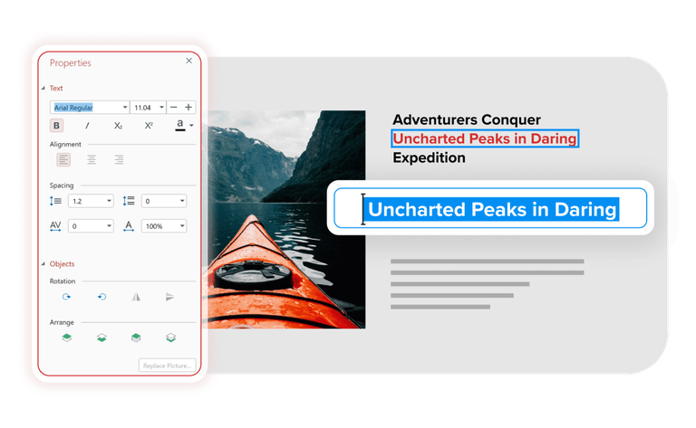 Easily add, delete, and edit PDF files