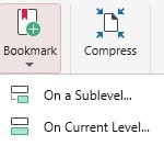 Create primary and secondary PDF bookmarks so you never feel lost.