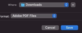 Save your fillable form in the designated location as a PDF file.